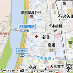 岡山県高梁市本町70周辺の地図