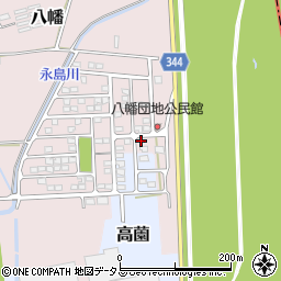 静岡県浜松市浜名区八幡539-25周辺の地図