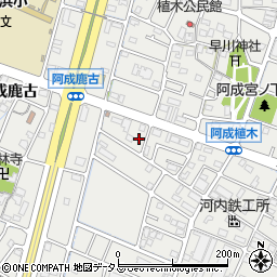 兵庫県姫路市飾磨区阿成渡場210周辺の地図