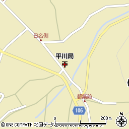 平川郵便局 ＡＴＭ周辺の地図
