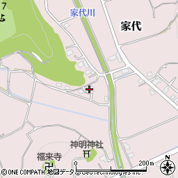 静岡県掛川市家代1006周辺の地図