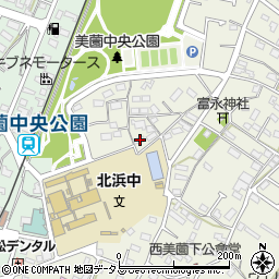 静岡県浜松市浜名区西美薗438周辺の地図