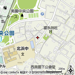 静岡県浜松市浜名区西美薗474周辺の地図