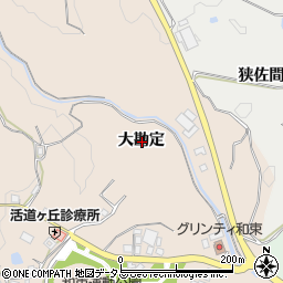 京都府相楽郡和束町白栖大勘定周辺の地図