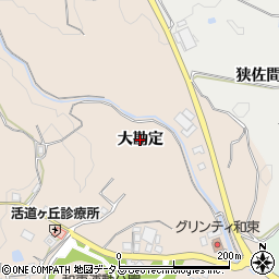 京都府和束町（相楽郡）白栖（大勘定）周辺の地図