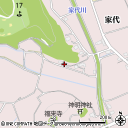 静岡県掛川市家代975周辺の地図