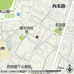 静岡県浜松市浜名区西美薗805-15周辺の地図