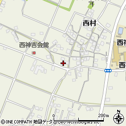兵庫県加古川市西神吉町西村217周辺の地図