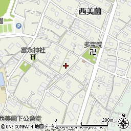 静岡県浜松市浜名区西美薗639周辺の地図