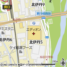 エディオン伊丹店周辺の地図