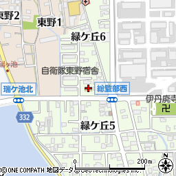 ファミリーマート伊丹緑ヶ丘店周辺の地図