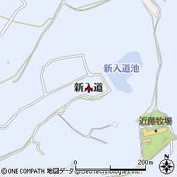 愛知県知多郡美浜町奥田新入道周辺の地図