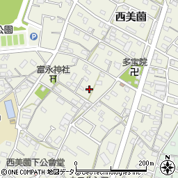 静岡県浜松市浜名区西美薗640周辺の地図