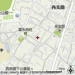 静岡県浜松市浜名区西美薗805周辺の地図