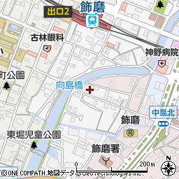 兵庫県姫路市飾磨区玉地78周辺の地図