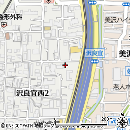 ピザーラ茨木店周辺の地図