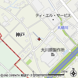 静岡県榛原郡吉田町神戸1265周辺の地図