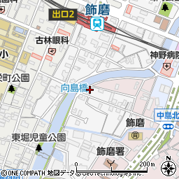 兵庫県姫路市飾磨区玉地77周辺の地図