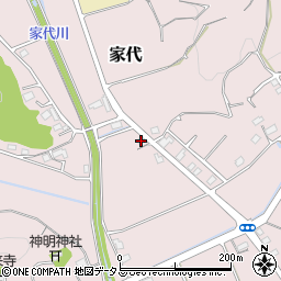 静岡県掛川市家代855周辺の地図