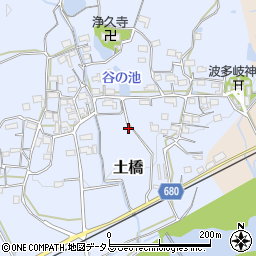 三重県伊賀市土橋周辺の地図