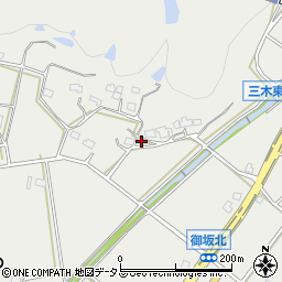 兵庫県三木市志染町井上512周辺の地図