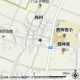 兵庫県加古川市西神吉町西村201周辺の地図