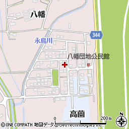 静岡県浜松市浜名区八幡493-25周辺の地図