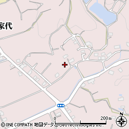 静岡県掛川市家代791周辺の地図