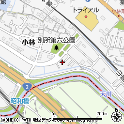 兵庫県姫路市別所町小林604周辺の地図