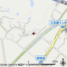 兵庫県三木市志染町井上1077周辺の地図