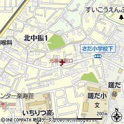 奥田メガネ周辺の地図