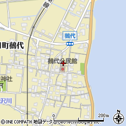 静岡県浜松市浜名区三ヶ日町鵺代603周辺の地図