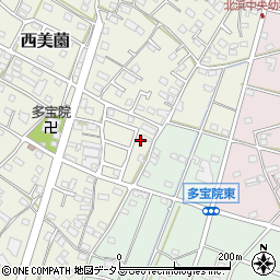 静岡県浜松市浜名区西美薗992-2周辺の地図