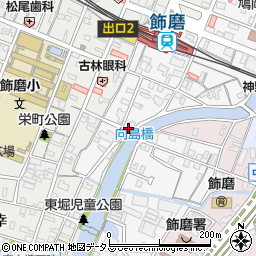 兵庫県姫路市飾磨区玉地52周辺の地図