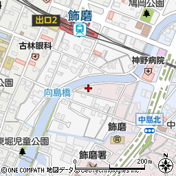 兵庫県姫路市飾磨区中島1095周辺の地図