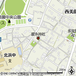 富永神社周辺の地図