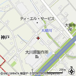 静岡県榛原郡吉田町神戸1252周辺の地図