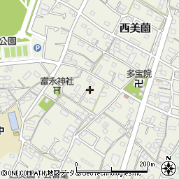 静岡県浜松市浜名区西美薗805-8周辺の地図