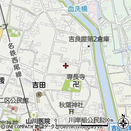 愛知県西尾市吉良町吉田斉藤久82周辺の地図