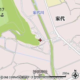 静岡県掛川市家代860周辺の地図