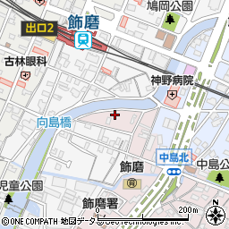 兵庫県姫路市飾磨区中島1098周辺の地図
