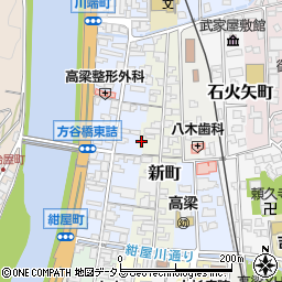 岡山県高梁市新町28周辺の地図