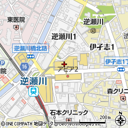 眼鏡市場宝塚逆瀬川店周辺の地図