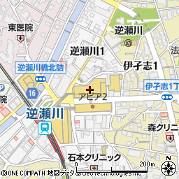きもの松葉　宝塚店周辺の地図