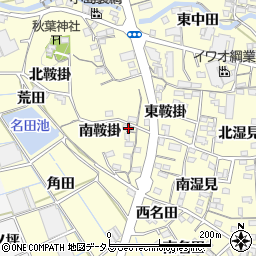 愛知県蒲郡市形原町南鞍掛26-1周辺の地図