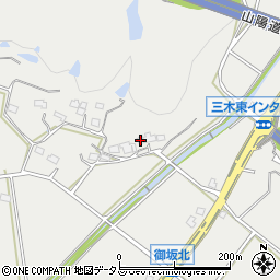 兵庫県三木市志染町井上519周辺の地図