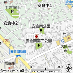 安倉児童館周辺の地図