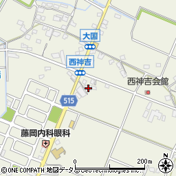 兵庫県加古川市西神吉町大国574周辺の地図