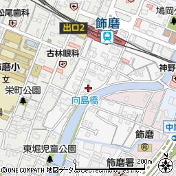 兵庫県姫路市飾磨区玉地74周辺の地図