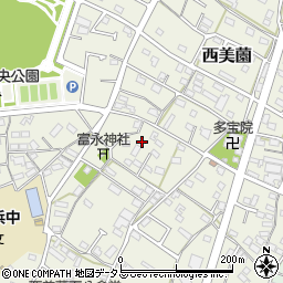 静岡県浜松市浜名区西美薗807周辺の地図